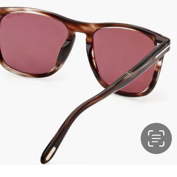 NWT TOM FORD 54mm Square Sunglasses Gerard 02 In Designer Velvet Brown Case main image 6
